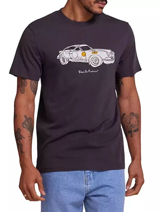 Deus Ex Machina Ανδρικό T-shirt Κοντομάνικο Anthracite