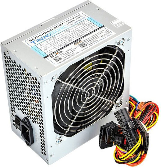 Trendsonic ADK-A600W 600W Сив Компютърно захранване Пълен кабел