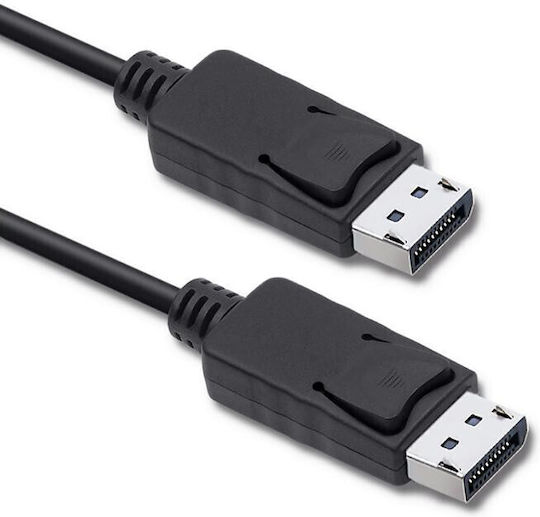 Qoltec 50370 DisplayPort Cable Male to DisplayPort Male 0.5m Black