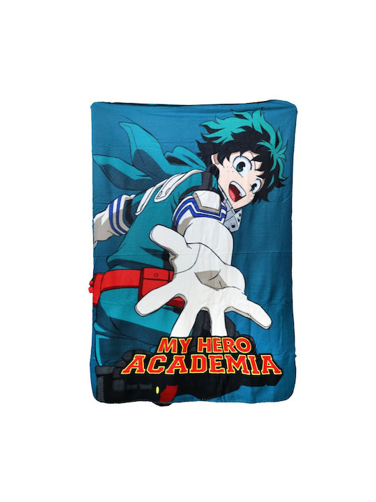 Aymax Κουβέρτα Fleece Πετρόλ 100x140εκ.