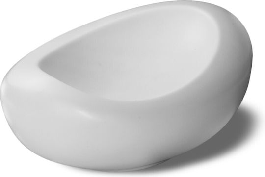 Prestige Serving Bowl Round made of Porcelain White with Diameter 20cm 12pcs