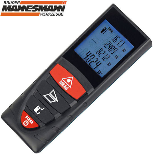Mannesmann Αλφάδι Laser Σημείου Κόκκινης Δέσμης με Εύρος Εργασίας 40m
