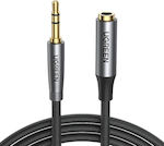 Ugreen 3.5mm male - 3.5mm female Cable Silver 1m (UGR982BLK)