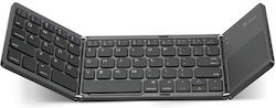Devia Lingo With Touchpad Wireless Bluetooth Keyboard Only for Tablet English US Gray