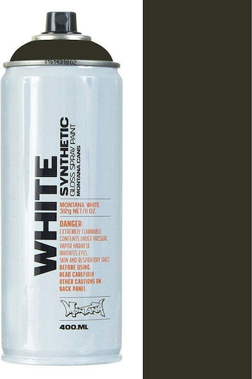 Montana Colors Spray Paint White Synthetic Gray WHT400-7070 B-52 400ml