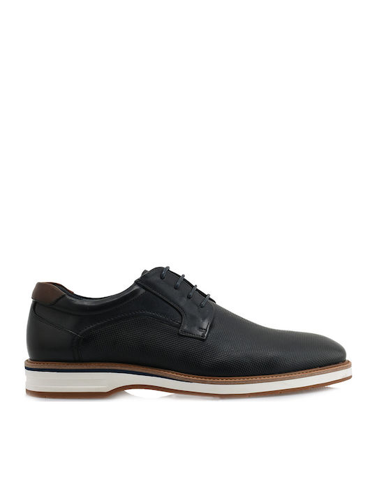 Men's Leather Casual Shoes Blue