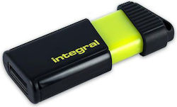 Integral USB 2.0 Stick 64GB INFD64GBPULSEYL