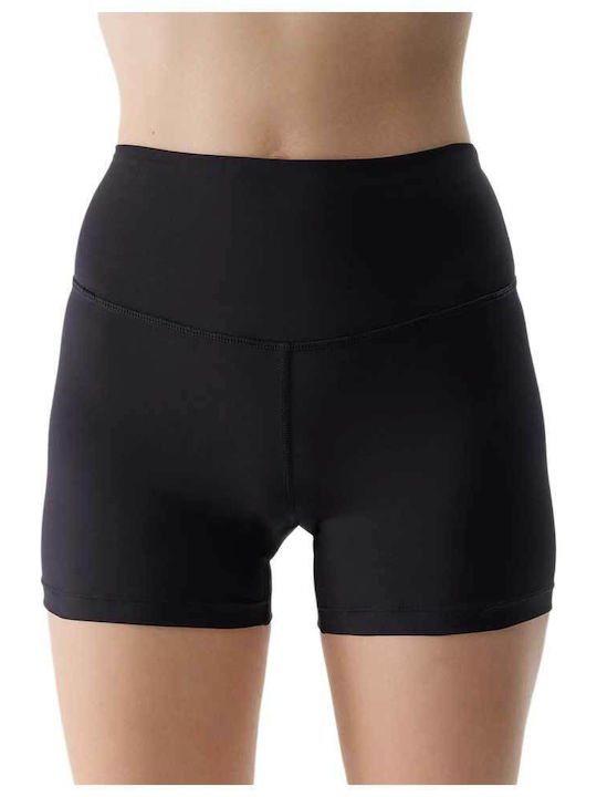 4F Functional Women's Training Legging Shorts High Waisted Black