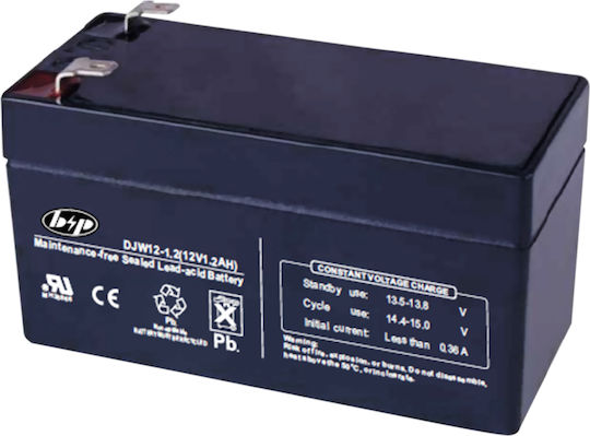 B&P UPS Batterie mit Kapazität 1.3Ah und Spannung 12V NV-PN08461