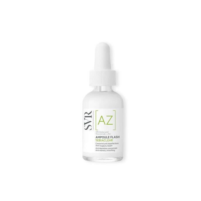 SVR Laboratoire Dermatologique Sebiaclear Ampoule Καταπραϋντικό & Ενυδατικό Serum Προσώπου με Νιασιναμίδη & Σαλικυλικό Οξύ για Λάμψη & Αναζωογόνηση 30ml