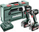 Metabo 685196000 Drill Driver & Impact Screwdriver 18V with 2 Batteries 5.2Ah and Carrying Case