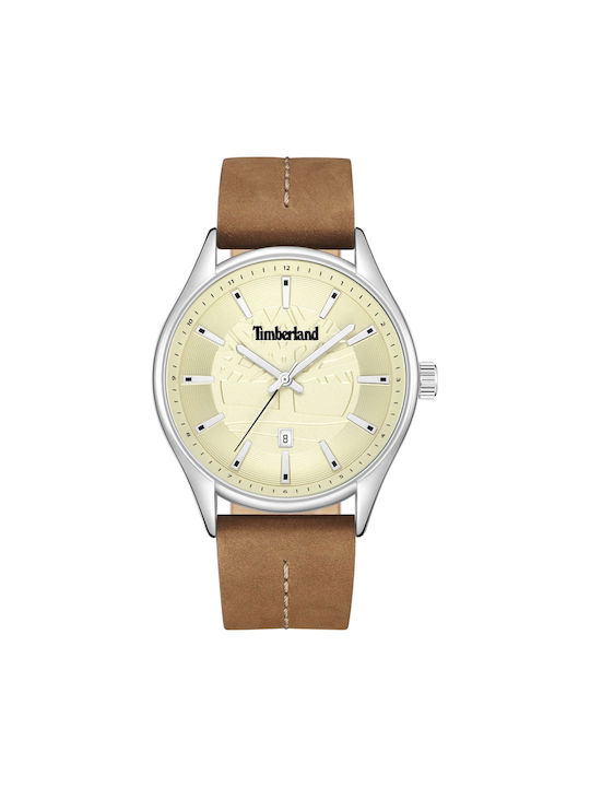 Timberland Watch Battery with Brown / Brown Lea...