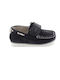 Boys Suede Slip-On Moccasins Navy Blue