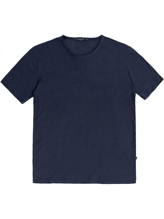 Gianni Lupo Men's Short Sleeve T-shirt Navy Blue