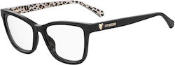 Moschino Women's Acetate Prescription Eyeglass Frame