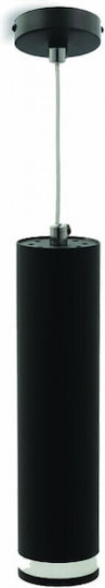 Vito Pendant Light Black with Socket GU10 5.5x20cm