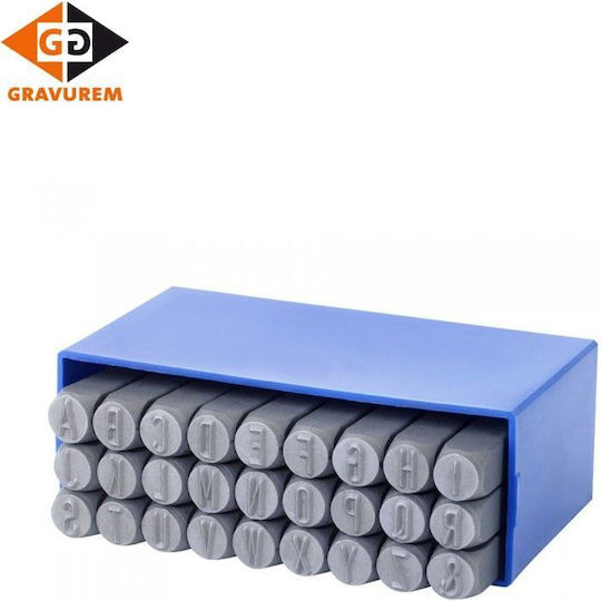 Gravurem 01110000 Stamped Letters Hand Tool
