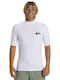 Quiksilver Everyday UPF 50 Men's Short Sleeve Sun Protection Shirt White