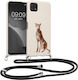 Kalibri Wheat Back Cover Silicon cu Curea (Galaxy A22 5G)