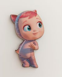 Wooden Decorative Cry Baby / Cry Baby #1 15cm