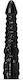 All Black Πρωκτικό Dildo XXLarge Μαύρο
