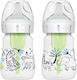 Dr. Brown's Plastic Baby Bottle Set Options Anti-Colic with Silicone Nipple for 0+, 0+ m, months 150ml