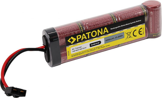 Patona Ni-MH Battery 7.2V 3500mAh for RC Vehicle 2 Pieces