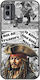 Quotes Jack Sparrow Back Cover Silicon Multicolor (Nokia C22)