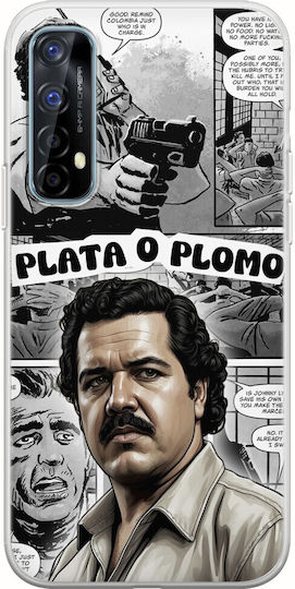 Tv Quotes - Pablo Escobar Back Cover Silicone Multicolour (Realme 7)