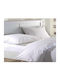 MayHome Duvet Set King Size 260x240cm Monochrome White 3pcs 350 GSMGsm