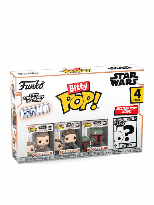 Funko Bitty Pop! 4-pack Star Wars: The Mandalorian - cobb Vanth Vinyl Figures 889698754538