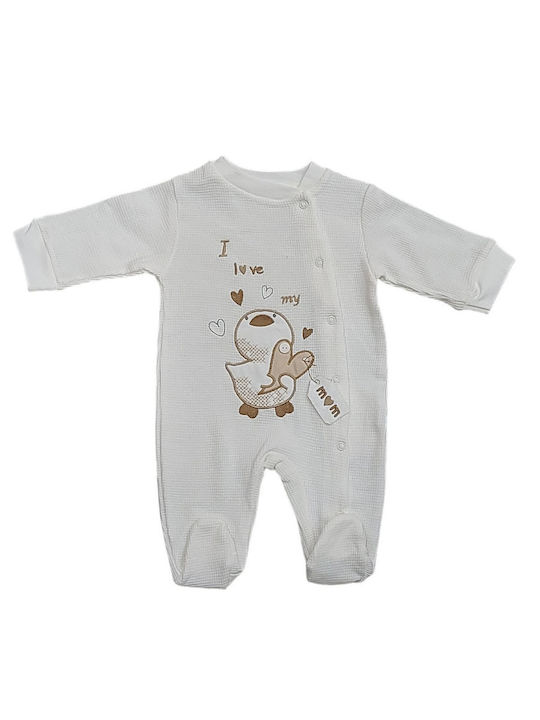 Babybal Baby Bodysuit Set White