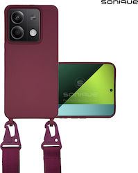 Sonique Strap Back Cover Σιλικόνης 0.5mm με Λου...