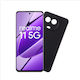 Volte-Tel Silicone Back Cover with Neck Strap Black for Realme 11