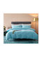 MayHome Kissenbezug-Set mit Umschlagumschlag Hellblau 50x70cm.