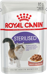 Royal Canin Sterilised Υγρή Τροφή για Στειρωμένη Ενήλικη Γάτα σε Φακελάκι 85gr BUNDLE