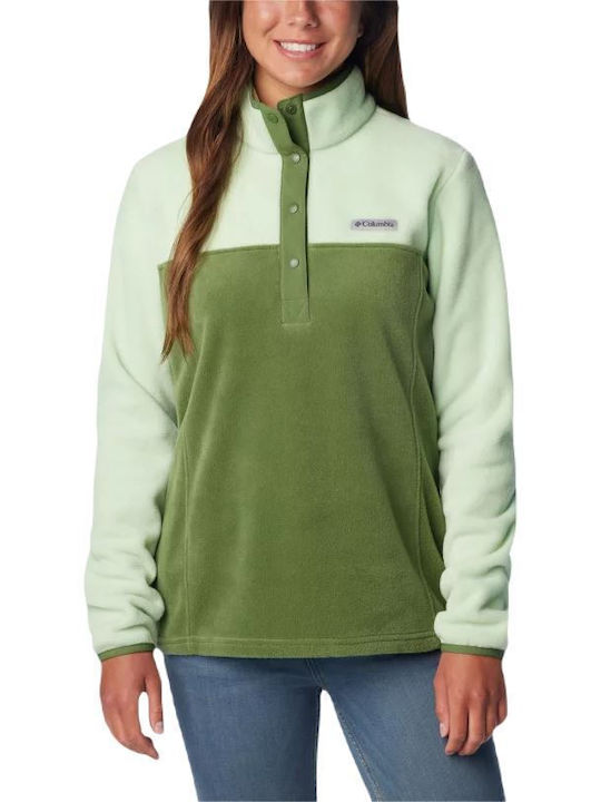 Columbia Women's Athletic Blouse Long Sleeve Green