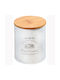Kesper Vase Coffee with Lid Metallic White 11x13.5cm
