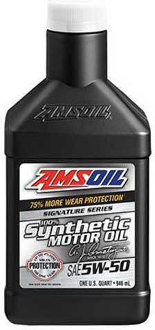 Amsoil 100% Синтетично Масло за мотоциклети за четиритактови двигатели 5W-50 946ml