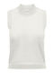 Only Damen Ärmellos Pullover White