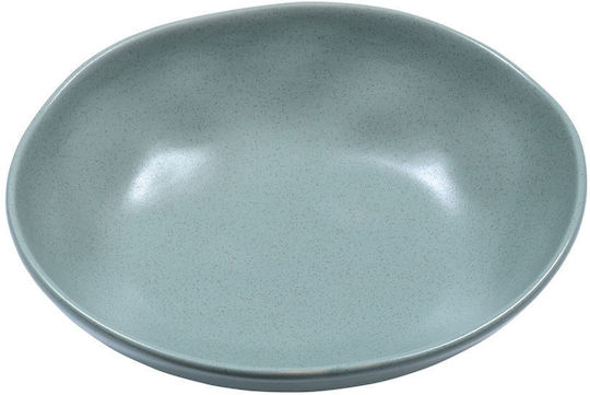 Estia Πιάτο Βαθύ Κεραμικό Μπλε με Διάμετρο 22cm
