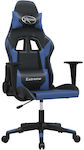 vidaXL 3143687 Gaming Chair with Adjustable Arms Black / Blue