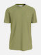 Calvin Klein Badge Men's Short Sleeve T-shirt Lawngreen
