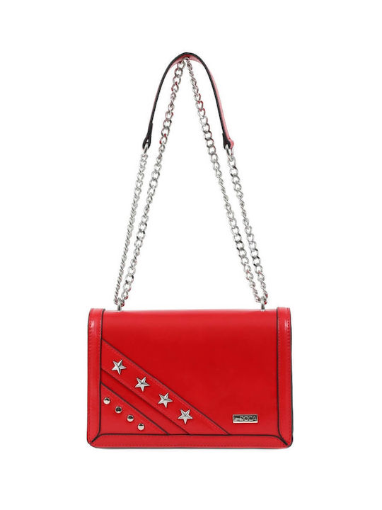 Doca Damen Tasche Schulter Rot