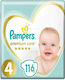 Pampers Klebeband-Windeln Premium Care Nr. 4 für 9-14 kgkg 116Stück