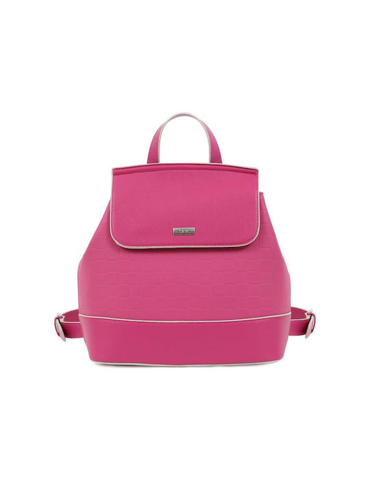 Doca Damen Tasche Rucksack Fuchsie