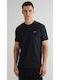 Gant Ανδρικό T-shirt Κοντομάνικο Black