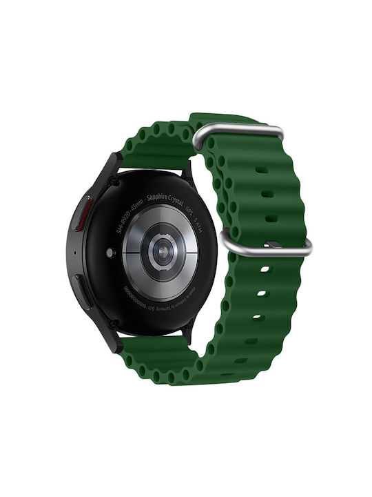 Watchband Curea Silicon Verde ()