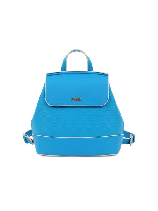 Doca Damen Tasche Rucksack Blau