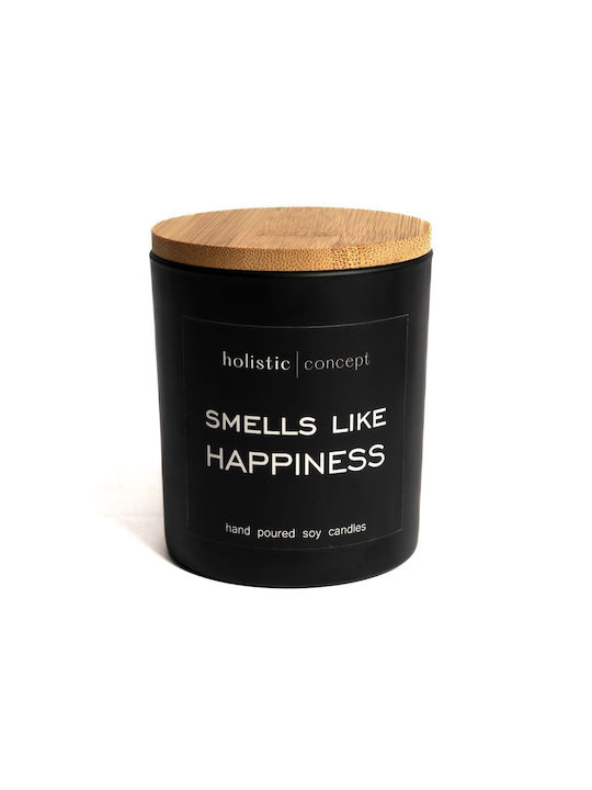 Simply Green Scented Soy Candle Happiness Jar with Scent Jasmine White 1pcs